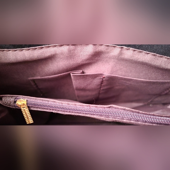 NWOT Red Leather Satchel - Picture 6 of 8